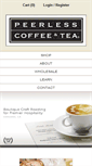 Mobile Screenshot of peerlesscoffee.com
